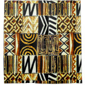 afrozentrisch erschüttert duschvorhang (Vorderseite)