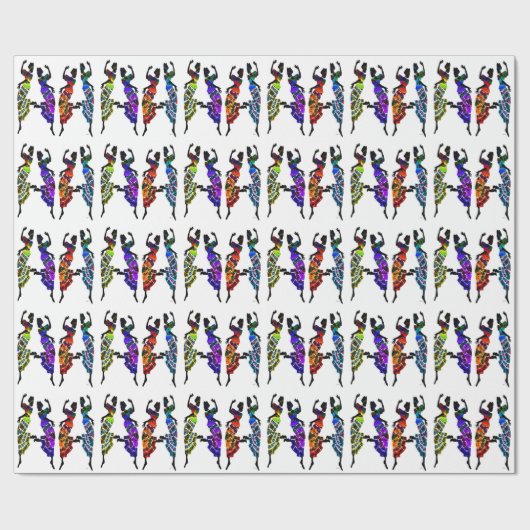 afrozentrisch geschenkpapier (Flach)