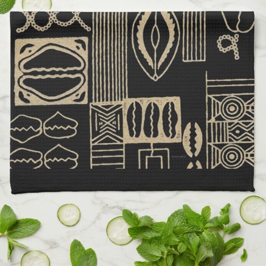 afrozentrisch geschirrtuch (Gefaltet)
