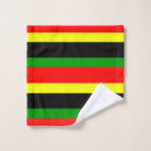 afrozentrisch gestreift badhandtuch set (Waschlappen)