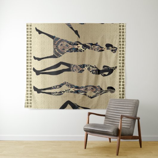 afrozentrisch wandteppich (Beispiel (Horizontal))