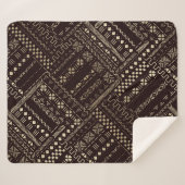 Afrozentrische Elegance für ein gemütliches Leben Sherpadecke (Vorderseite (Horizontal))