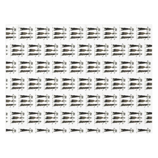 Afrozentrische Feier Tischdecke (Vorderseite (Horizontal))