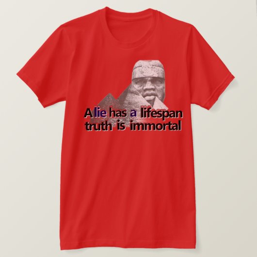 Afrozentrische Größe T-Shirt (Design vorne)