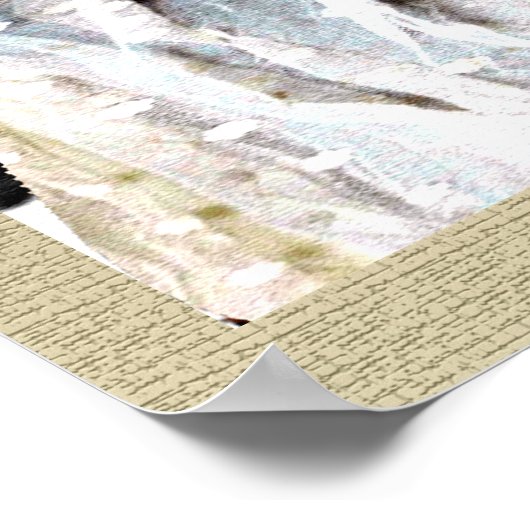 Afrozentrische Kunst Poster (Ecke)