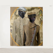 Afrozentrische LGBT Art Wandteppich (Vorderseite)