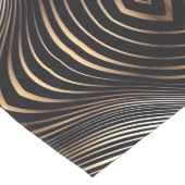 Afrozentrische Motif, Bronze, Gold Mittelgroßer Tischläufer (Ecke)