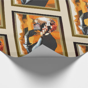 Afrozentrische Pop Kunst  Geschenkpapier