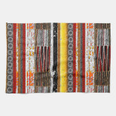 Afrozentrische Rustikale Patina Geschirrtuch (Horizontal)