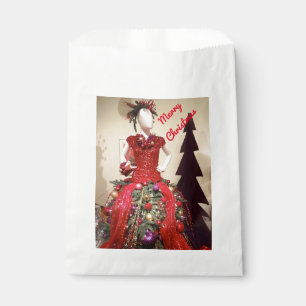 Afrozentrische Schneiderpuppe Weihnachtsbaum Geschenktütchen