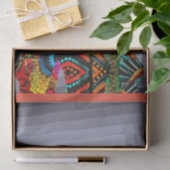 Afrozentrische Silhouette Kunst Seidenpapier (Geschenk)