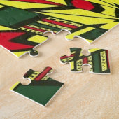 Afrozentrische StammesSpeere Puzzle (Seite)