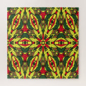 Afrozentrische StammesSpeere Puzzle (Horizontal)