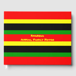 Afrozentrische Streifen Gästebuch