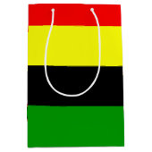 Afrozentrische Streifen Mittlere Geschenktüte (Vorderseite)