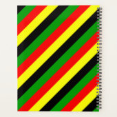 Afrozentrische Streifen Planer (Rückseite)