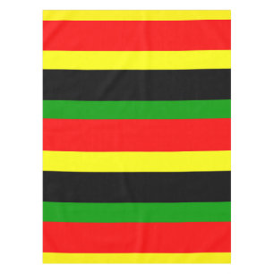 Afrozentrische Streifen Tischdecke