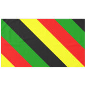 Afrozentrische Streifen Tischdecke (Vorderseite (Horizontal))