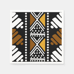 Afrozentrische Tafel Napkins im afrikanischen Stil Serviette