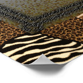 Afrozentrische Volkskunst Poster (Ecke)