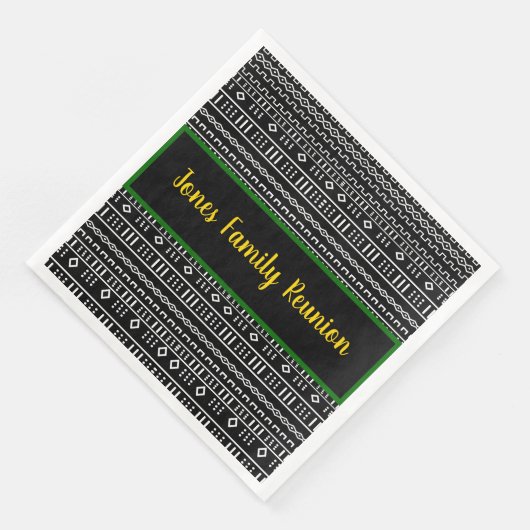 Afrozentrische Wiedersehen Serviette (Ecke)