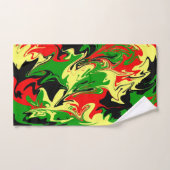 Afrozentrische Wirbel Badhandtuch Set (Handtuch)