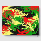 Afrozentrische Wirbel Gästebuch (Rückseite)