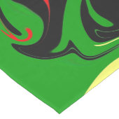 Afrozentrische Wirbel Mittelgroßer Tischläufer (Ecke)