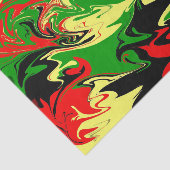 Afrozentrische Wirbel Seidenpapier (Ausschnitt)