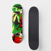 Afrozentrische Wirbel Skateboard (Vorderseite)