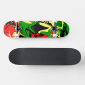Afrozentrische Wirbel Skateboard (Horizontal)