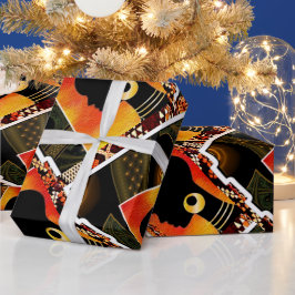Afrozentrische Wrapping Geschenkpapier