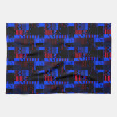 Afrozentrischer geometrischer Druck Geschirrtuch (Horizontal)