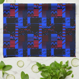Afrozentrischer geometrischer Druck  Geschirrtuch