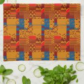 Afrozentrischer geometrischer Druck Geschirrtuch (Gefaltet)