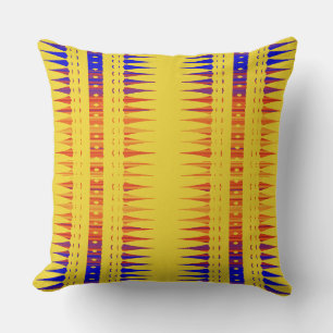 Afrozentrischer geometrischer Druck • Heritage-Des Kissen