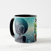 Afrozentrischer GMug Tasse (Vorderseite Links)