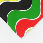 Afrozentrisches Design Fleecedecke (Ecke)