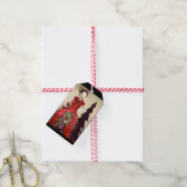 Afrozentrisches Kleid Form Mannequin Weihnachtsbau Geschenkanhänger (Mit Garn)