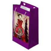 Afrozentrisches Kleid Form Mannequin Weihnachtsbau Kleine Geschenktüte (Vorderseite Schrägansicht)