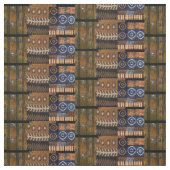 Afrozentrisches Stammkollusmuster Stoff (Muster)