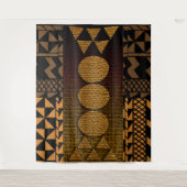 Afrozentrisches Urban Tapestry Wandteppich (Vorderseite)