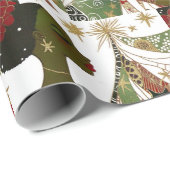 Afrozentrisches Wrapping Paper Roll Geschenkpapier (Rolleneckpunkt)