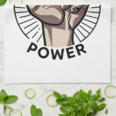 Afrozentristischer Schwarzer Power Geschirrtuch (Gefaltet)