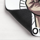 Afrozentristischer Schwarzer Power Mousepad (Ecke)