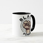 Afrozentristischer Schwarzer Power Tasse (VorderseiteRechts)