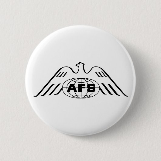 AFS-Logo 1969 Runder Button, groß, 3 Zoll Button (Vorderseite)