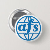 AFS-Logo 1972 Runder Button, groß, 3 Zoll Button (Vorne & Hinten)
