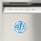 AFS Logo 1972 Standard, 2¼ Zoll Circle Magnet (In Situ (Geschirrspüler))
