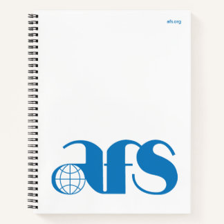 AFS-Logo 1976 Custom 8.5" x 11" Spiral Notebook Notizblock